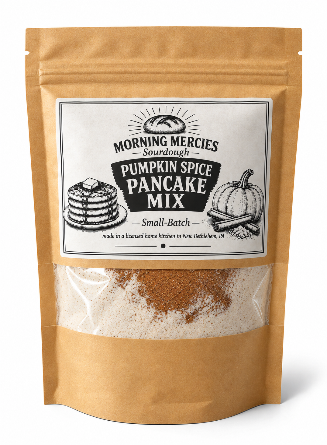 Pumpkin Spice Pancake Mix (with dehydrated sourdough starter)