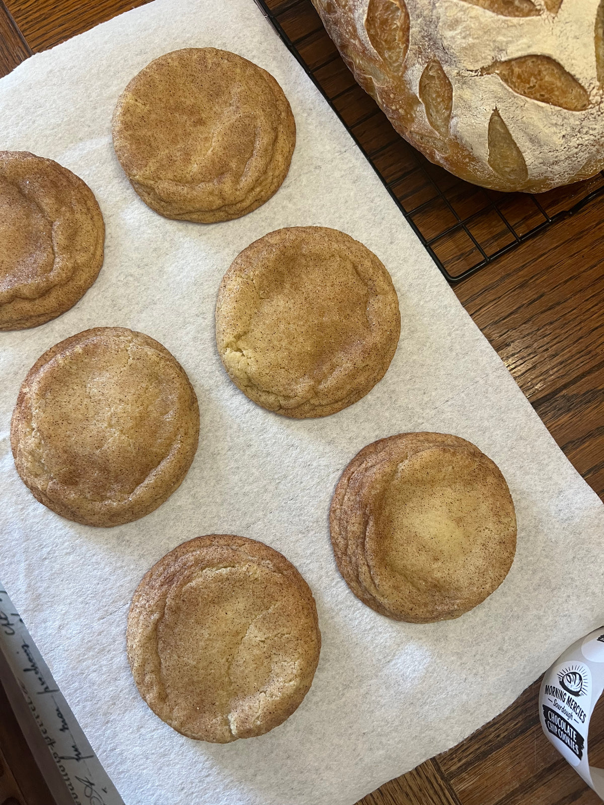 Sourdough Snickerdoodle Cookies