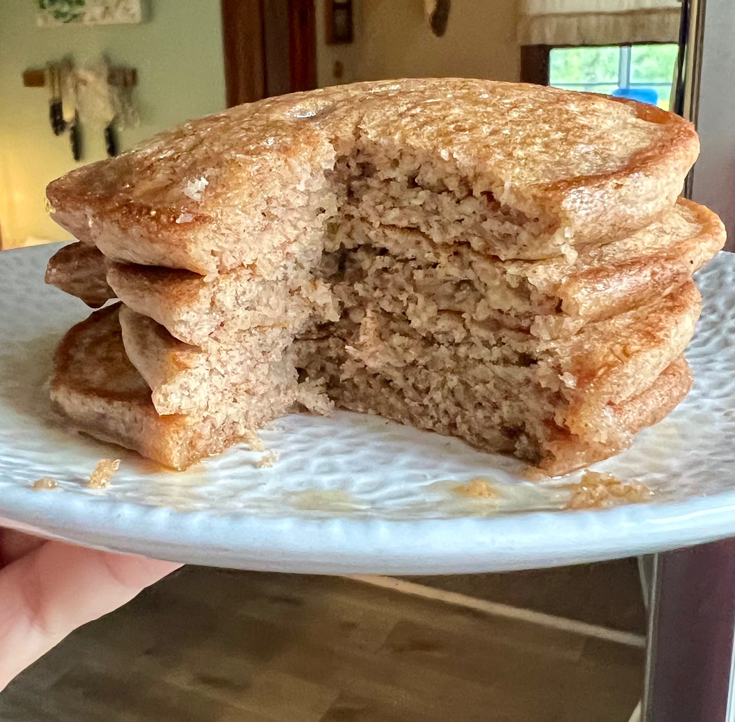 Sprouted Flour Pancake Mix (sugar-free and made with dehydrated sourdough starter)