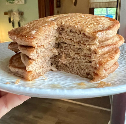 Sprouted Flour Pancake Mix (sugar-free and made with dehydrated sourdough starter)